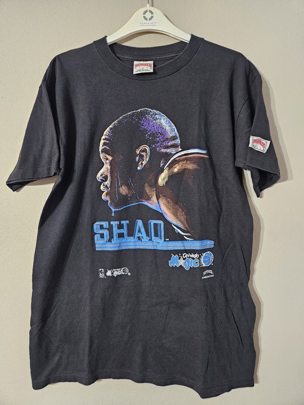 Vintage Shaq Orlando Magic Black Graphic Tee